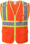 Reflective Safety Vest for Men Women by LaienSafety