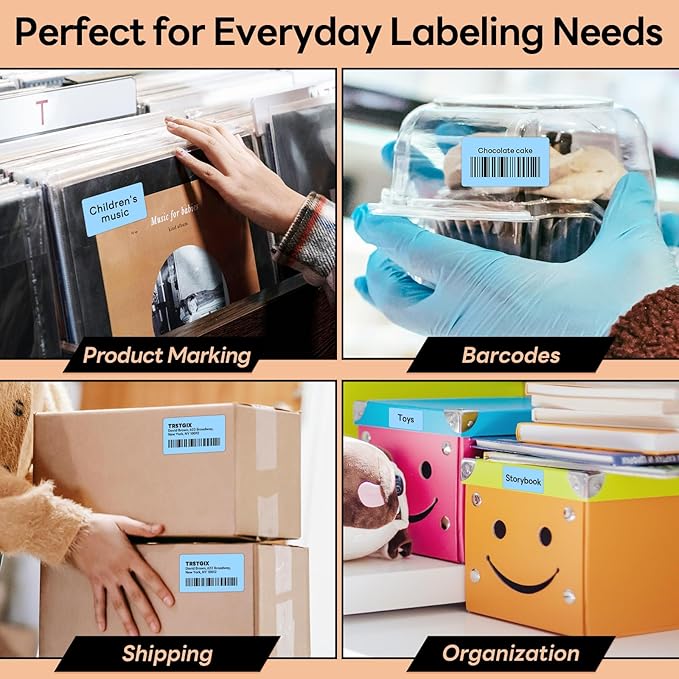2.25" x 1.25" Direct Thermal Labels, Strong Adhesive Stickers Compatible - Image 4