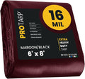 PROTARP Extra Heavy Duty 16 Mil Tarp Cover, Waterproof, UV Resistant, Rip and by Protarp