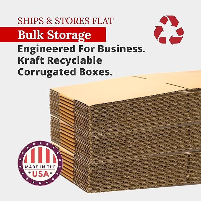 Partners Brand 14x10x6 Corrugated Cardboard Boxes - Image 3