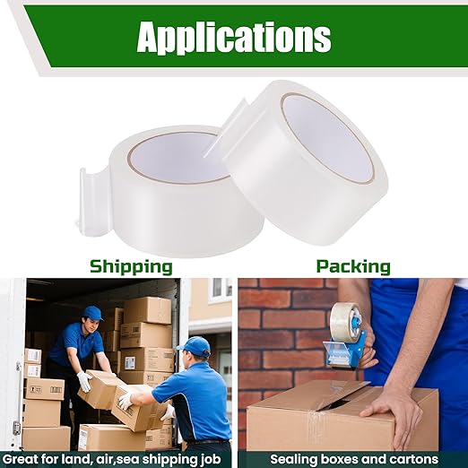 Lichamp Clear Packing Tape, 12 Rolls Heavy Duty Packaging Tape Refill - Image 4