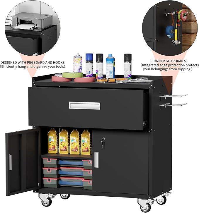 Metal Garage Storage Cabinet - Image 4