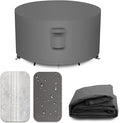 Heavy Duty Patio Furniture Covers Waterproof, 600D Round Outdoor Furniture by CNCZMH