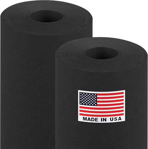 18" x 1200" Black Kraft Paper Roll, 45 lbs Thickness, Made in USA Colored Craft by Paclord