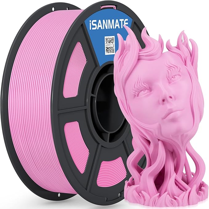 iSANMATE ASA Filament 1.75mm Pink 1KG, UV & Weather Resistant 3D Printer by iSANMATE