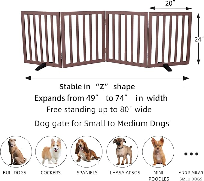 ZJSF Freestanding Indoor Dog Gate - Image 7