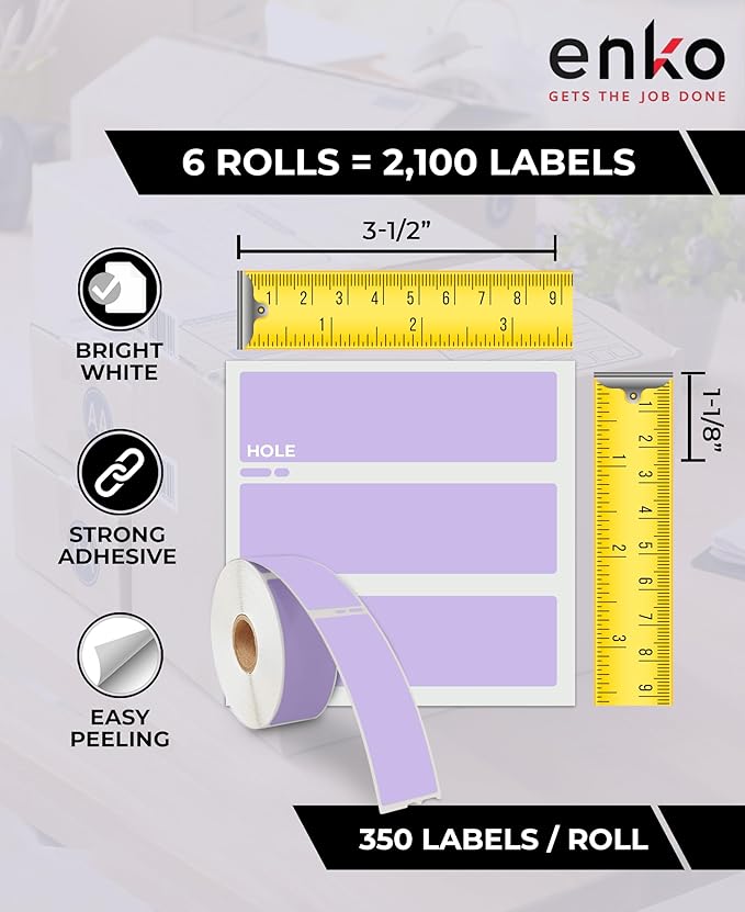 enKo Address, Shipping & Barcode Labels 30252 - Image 3