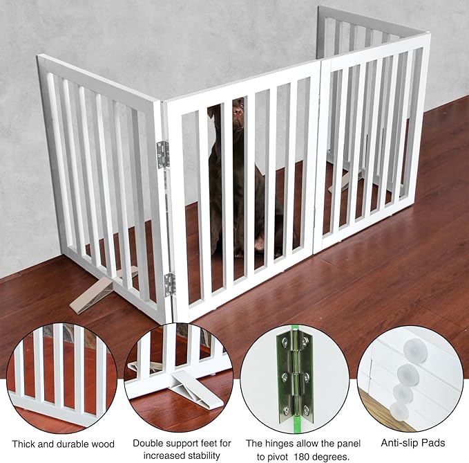 ZJSF Freestanding Indoor Dog Gate - Image 5