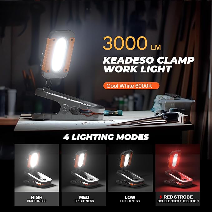Rechargeable LED Work Light - Image 2