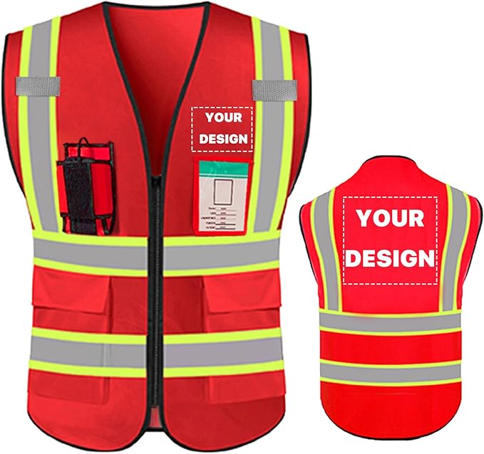 YOWESHOP High Visibility Reflective Safety Vest by YOWESHOP