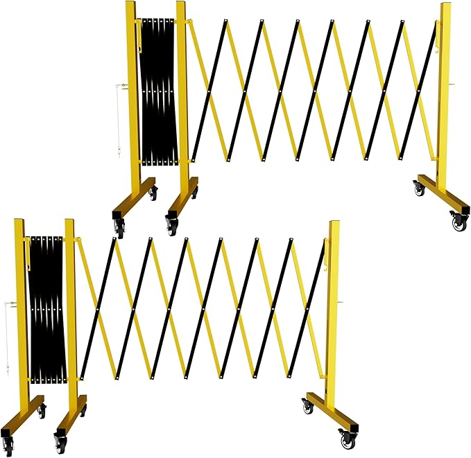 Industrial Expandable Barricade, Folding Security Gate Safety Barricade by Ailatimogo