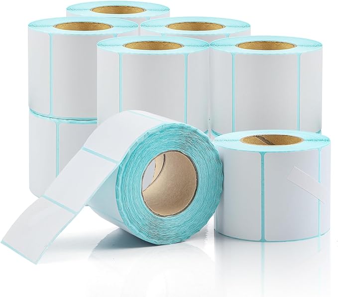 Bonvoisin Printing Scale Label Rolls, 58 X 40 mm, Barcode Label, 12 Rolls Per by Bonvoisin