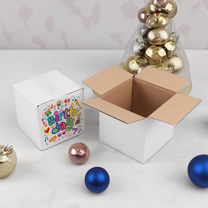Hoikwo 6x6x6 Shipping Boxes Set of 25 - Image 7