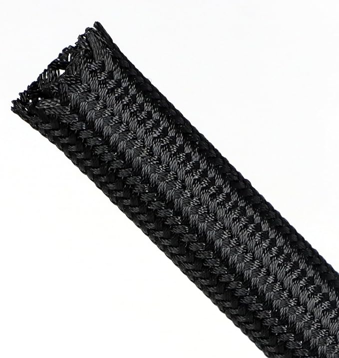 Polyamide Cable Sleeve, 10ft Flexible Expandable Braided Sleeving, Cable by ConveniencetoYourLife