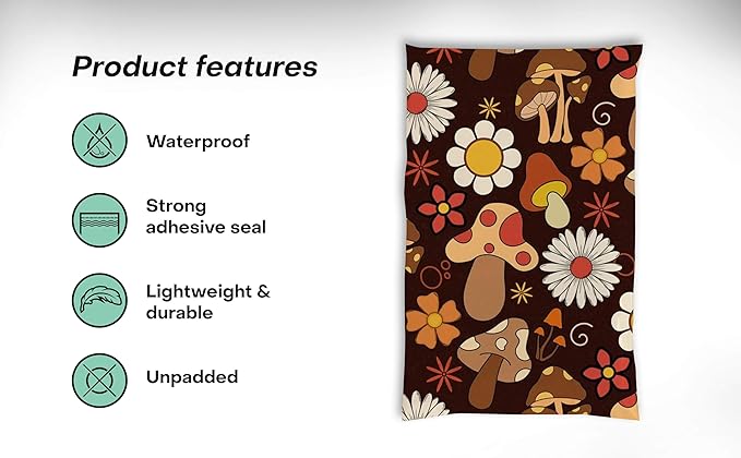 6x9 Poly Mailers – Cottagecore Mushrooms – Waterproof, Tear-Resistant Shipping - Image 3