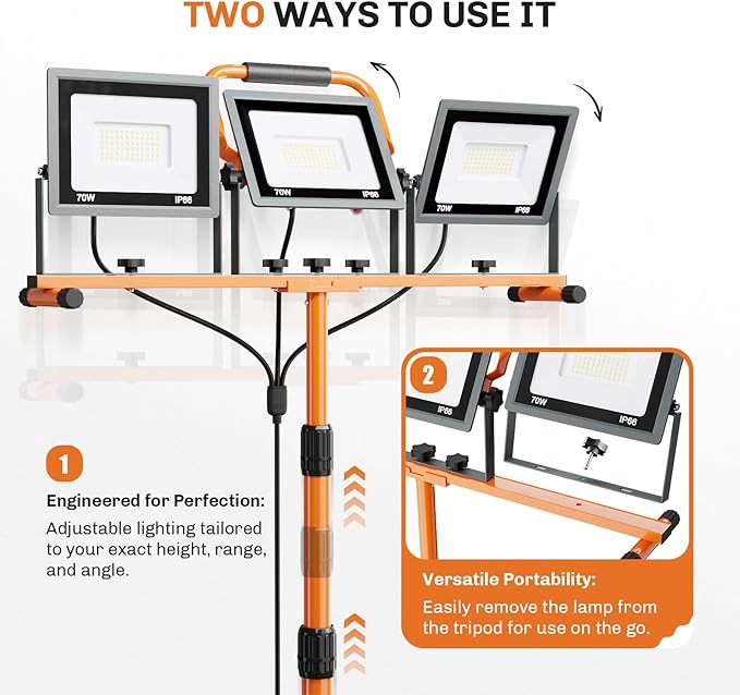 Upgraded 21000Lumen LED Work Lights - Image 4