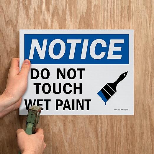 SmartSign 9 x 12 inch “Notice - Image 5