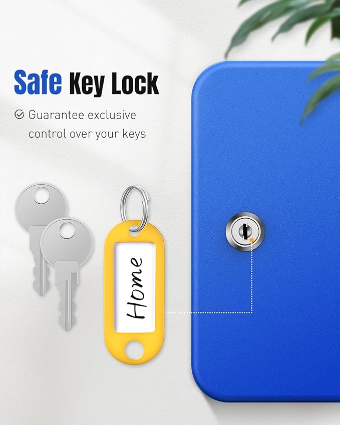 Uniclife 20 Keys Key Lock Box, Wall Mount Key Box, Lock Box - Image 3