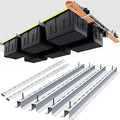 Adjustable Over Head Garage Bin Storage System Tote Lift Pro Overhead Storage by Ezyrack