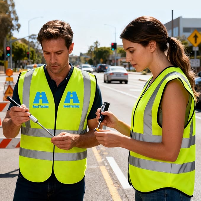 BeautyWill Custom Safety Vest Customized Logo Class 2 High Visibility - Image 4