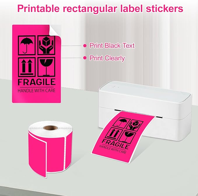3 X 5 Inch Printable Waterproof Rectangle Color Coding Labels, 300 Per Roll - Image 3