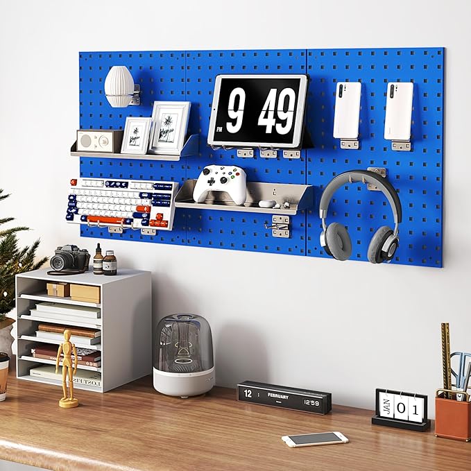 Goplus Garage Pegboard, Metal Pegboard Tool Organizer Kit - Image 9