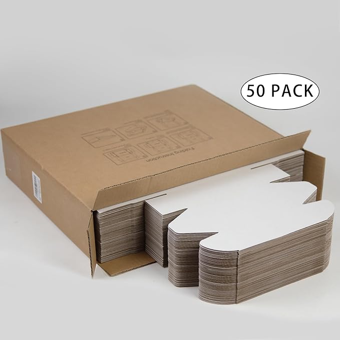 50 Pack 6.5x3.2x2.2 Inches Small Shipping Boxes, Moving Mailing Packing Box - Image 5