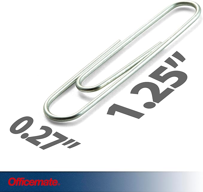 Officemate Premium #1 Paper Clips, 000 Paper Clips - Image 2