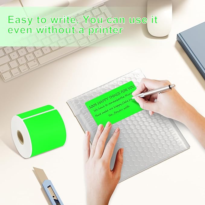 3 X 5 Inch Printable Waterproof Rectangle Color Coding Labels, 300 Per Roll - Image 5