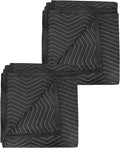 2 Pack Moving Blankets 40x 72" Moving Pads by BEIBOON