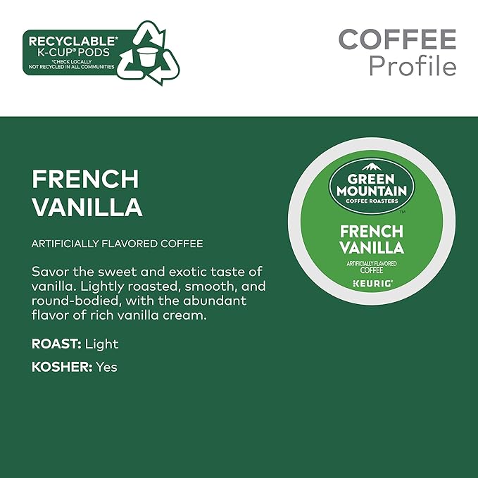 Green Mountain Coffee Roasters French Vanilla Keurig Single-Serve K-Cup pods - Image 9