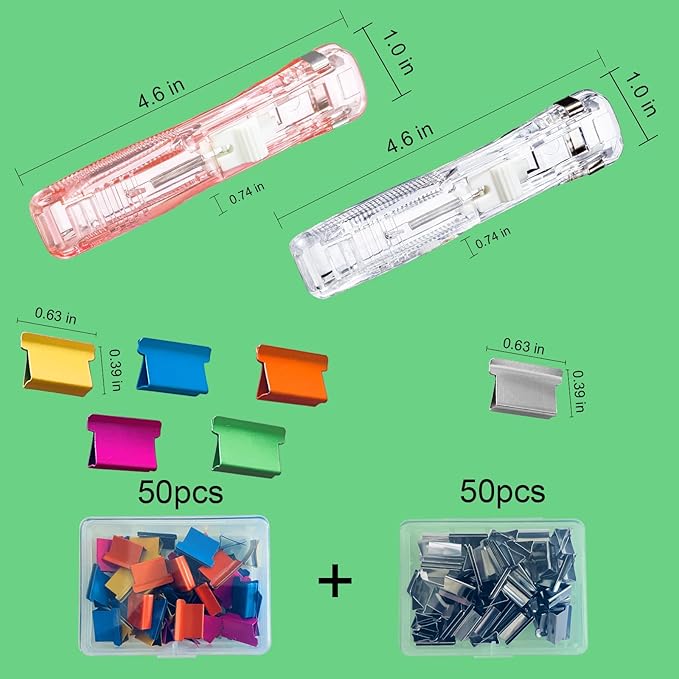 Reusable Portable Paper Clam Clip Dispenser - Image 2