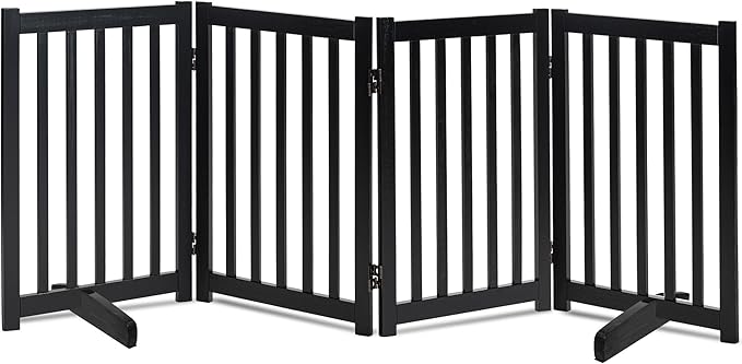 LZRS Freestanding Extra Wide Dog Gate 30 inch Tall by LZRSPET