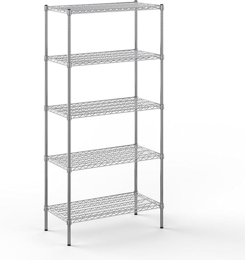 18" Deep x 36" Wide x 74" Height Wire Shelving Kit | 5-Tier | NSF Commercial by Regal+Altair
