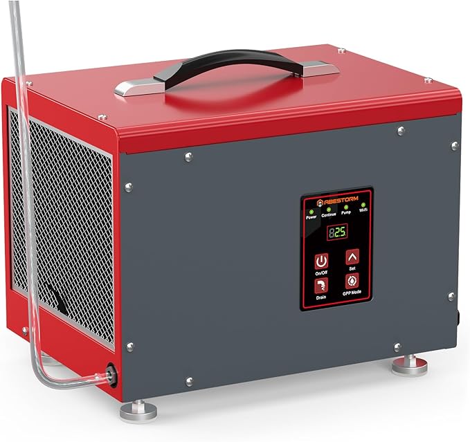Abestorm 70 Pints Crawl Space Dehumidifiers, Compact Portable Commercial - Image 2