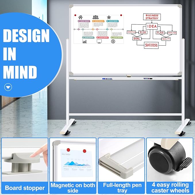 Dry Erase Board with Stand - Image 5