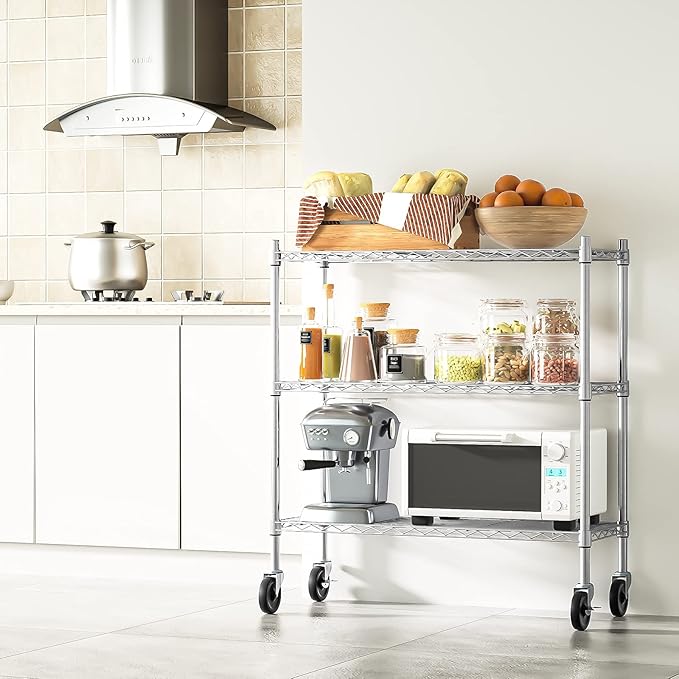 Auslar 3-Shelf Storage Shelves - Image 2