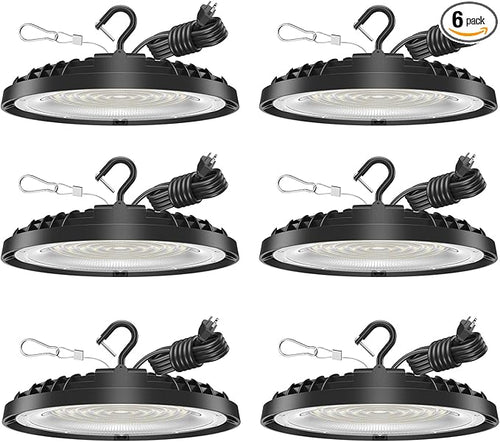 200W UFO LED High Bay Light, 000LM LED Shop Lights Fixture, Replace 600W Halogen by Flakeeper