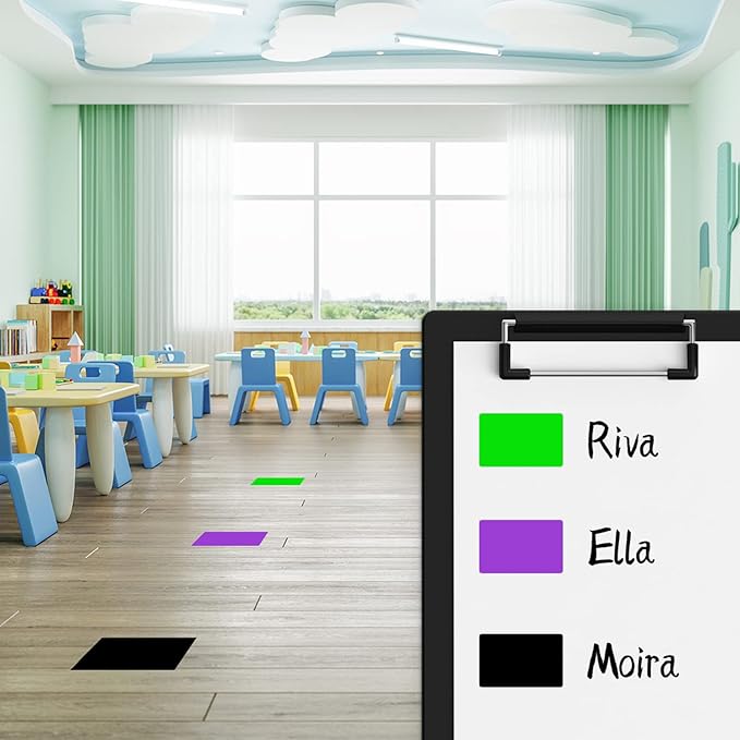 Rectangle Labels Sticker 3×5 Inch Vinyl Floor Stickers Color Coding Name Tags - Image 5