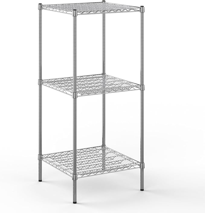 24" Deep x 24" Wide x 54" Height Wire Shelving Kit | 3-Tier | NSF Commercial by Regal+Altair
