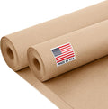 24" x 1200" Brown Kraft Paper Roll, 45 lbs Thickness, Made in USA Colored Kraft by Paclord