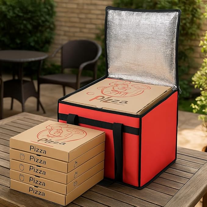 Bodaon Insulated Pizza Delivery Bag, Commercial Delivery Bag, Food Warmers - Image 9