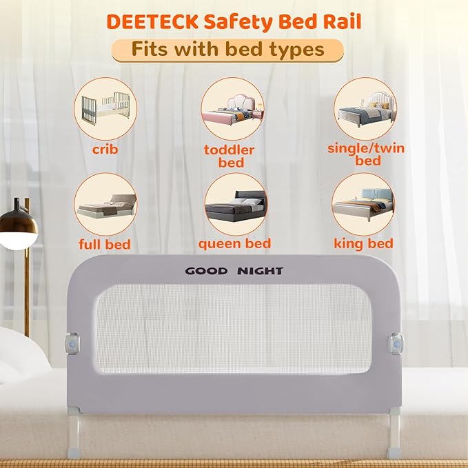 Bed Guard Rail for Toddlers - Image 6