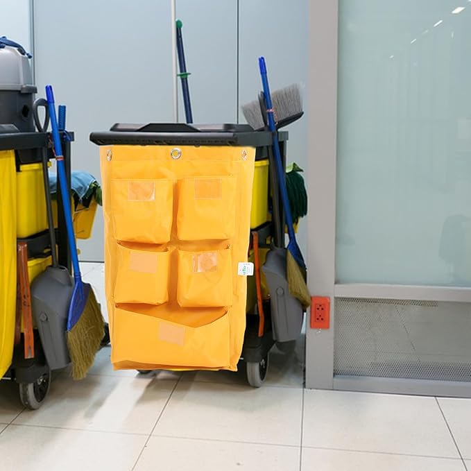 VALICLUD Replacement Waterproof Janitorial Cleaning Cart Bag - Image 4