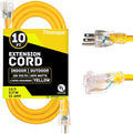 10 Foot Lighted Outdoor Extension Cord by Thonapa