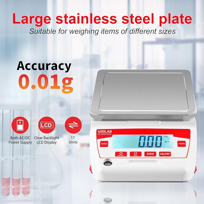 Lab Scale 3200g x 0.01g High Precision Electronic Analytical Balance 0.01g - Image 3