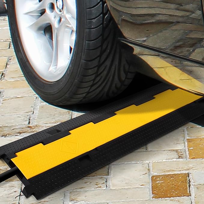 Pyle 40" Cable Wire Protector Cover Ramp Track - Image 5