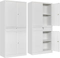 SISESOL White Metal Storage Cabinet by SISESOL