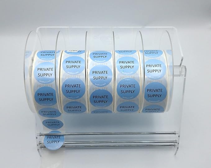 10 Inch, Heavy Duty Adjustable 6-Disk Label Dispenser, by Quality IZ - Image 6