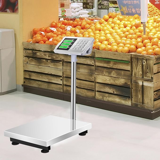TUFFIOM 661lbs Weight Electronic Platform Scale, Stainless Steel - Image 9